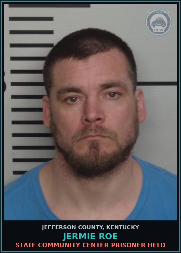 Booking mugshot of Jermie Roe in Jefferson County