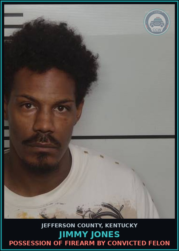 Booking mugshot of Jimmy Jones in Jefferson County