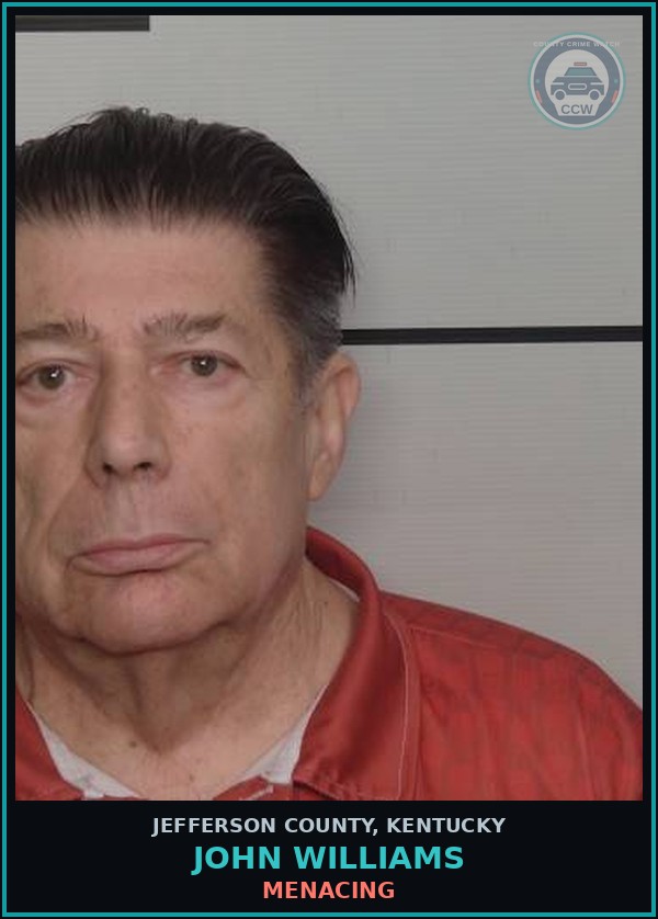 Booking mugshot of John Williams in Jefferson County