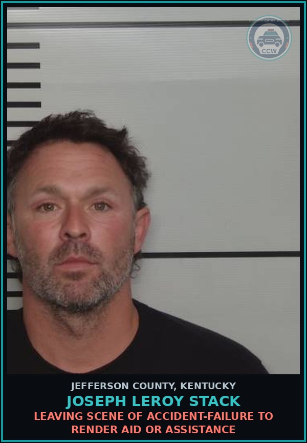 Booking mugshot of Joseph Leroy Stack in Jefferson County
