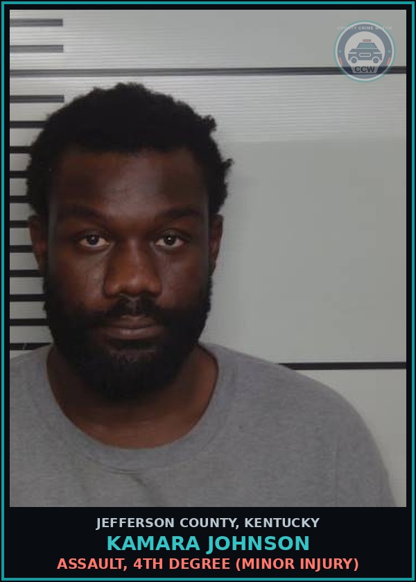 Booking mugshot of Kamara Johnson in Jefferson County