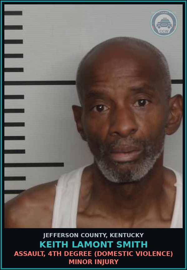Booking mugshot of Keith Lamont Smith in Jefferson County
