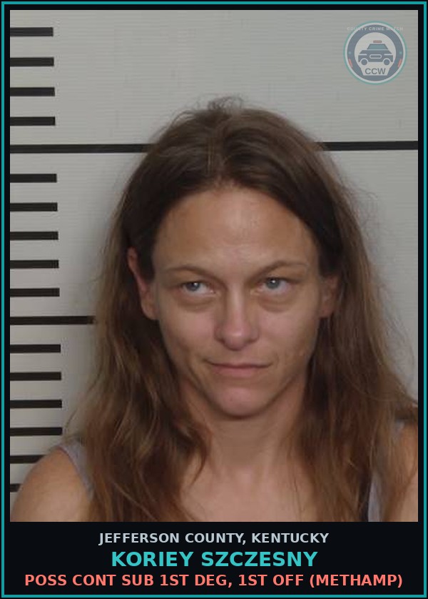 Booking mugshot of Koriey Szczesny in Jefferson County