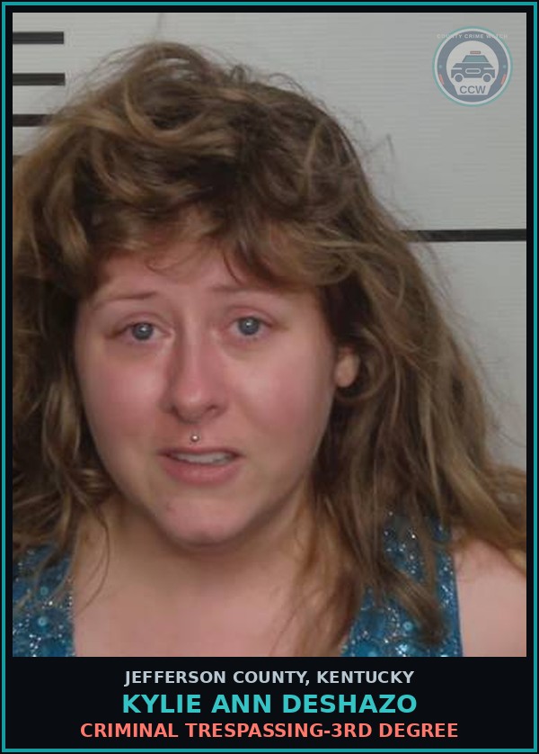 Booking mugshot of Kylie Ann Deshazo in Jefferson County