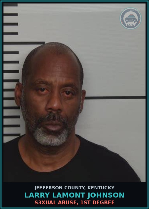 Booking mugshot of Larry Lamont Johnson in Jefferson County