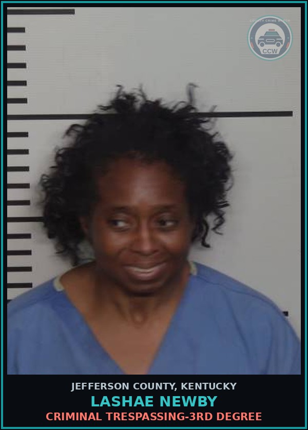 Booking mugshot of Lashae Newby in Jefferson County