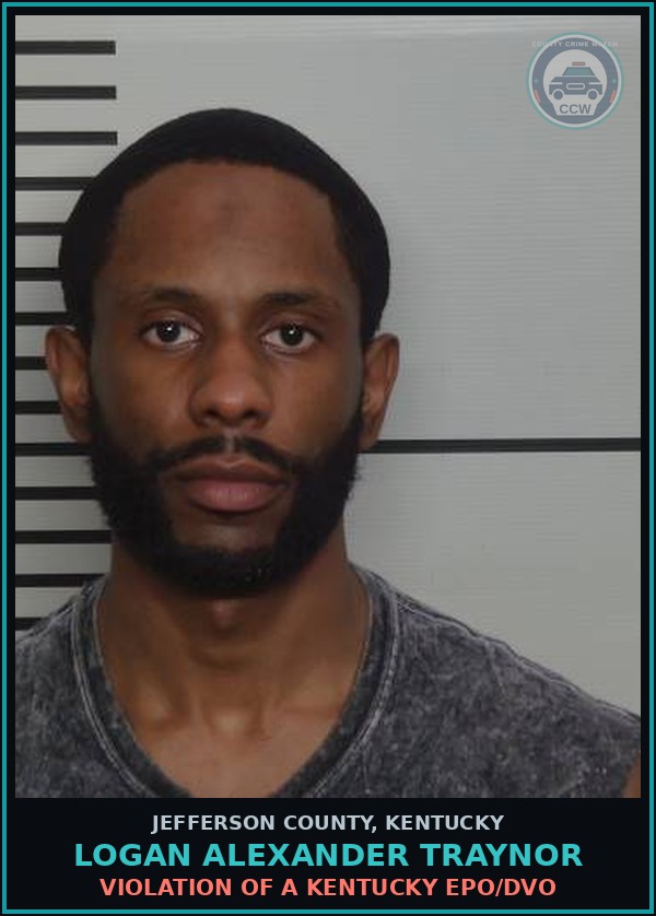 Booking mugshot of Logan Alexander Traynor in Jefferson County