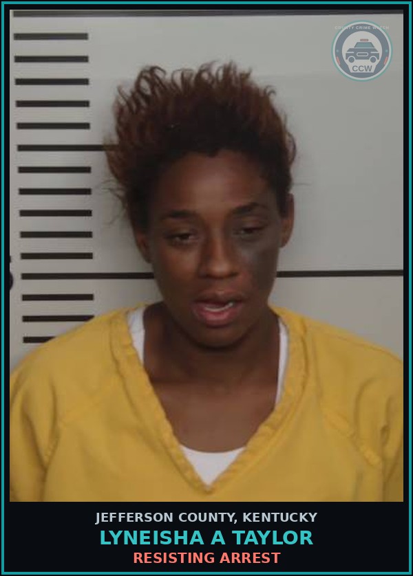 Booking mugshot of Lyneisha A Taylor in Jefferson County