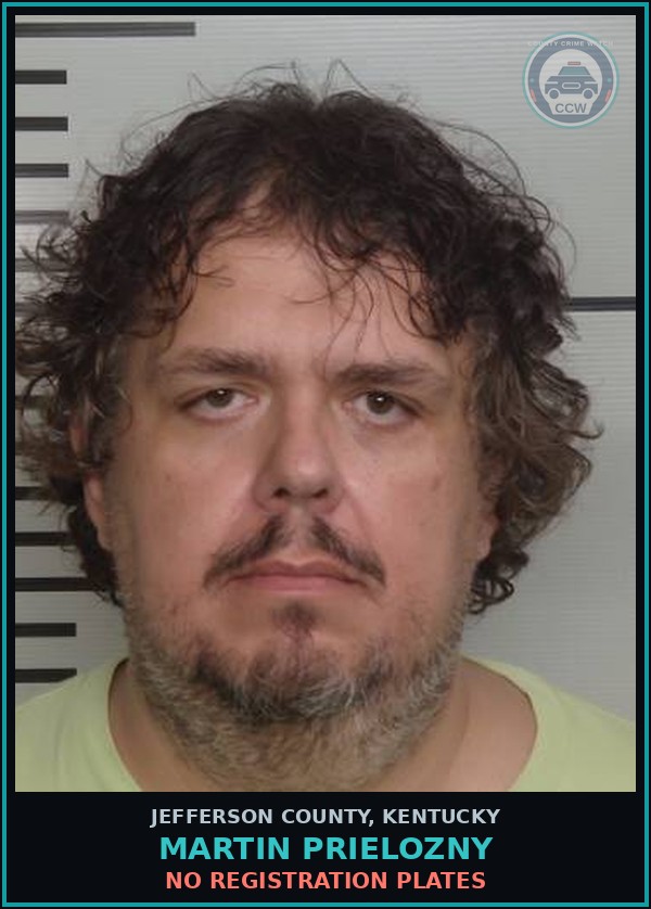 Booking mugshot of Martin Prielozny in Jefferson County
