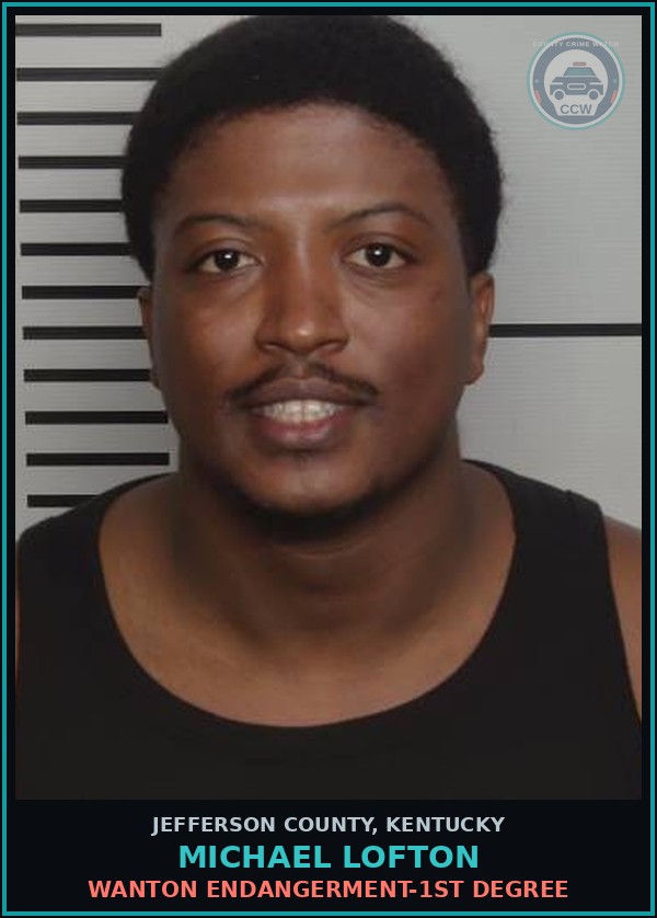 Booking mugshot of Michael Lofton in Jefferson County