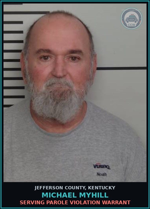 Booking mugshot of Michael Myhill in Jefferson County