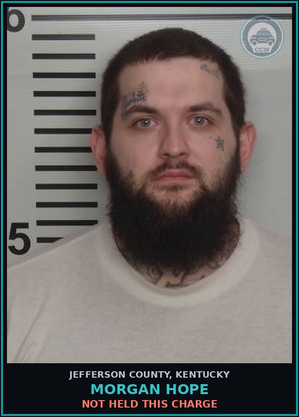 Booking mugshot of Morgan Hope in Jefferson County