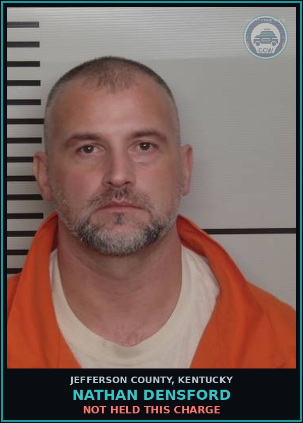 Booking mugshot of Nathan Densford in Jefferson County