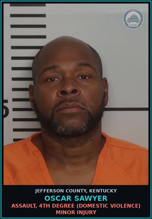 Booking mugshot of Oscar Sawyer in Jefferson County