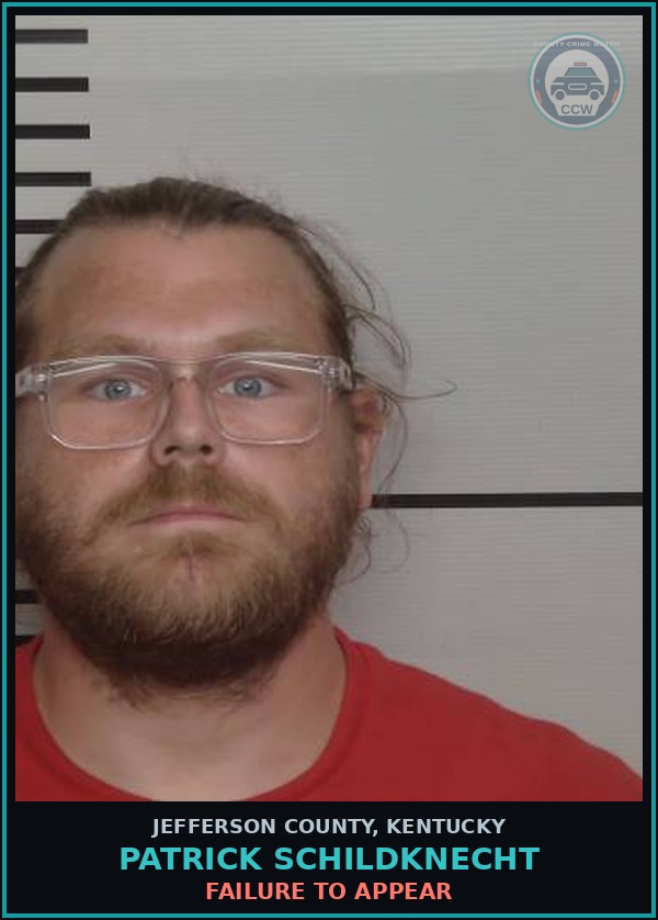 Booking mugshot of Patrick Schildknecht in Jefferson County
