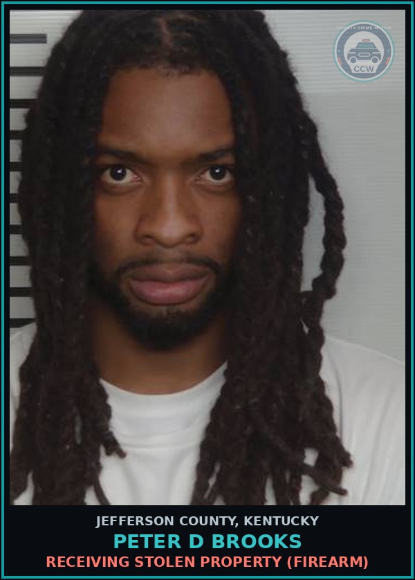 Booking mugshot of Peter D Brooks in Jefferson County