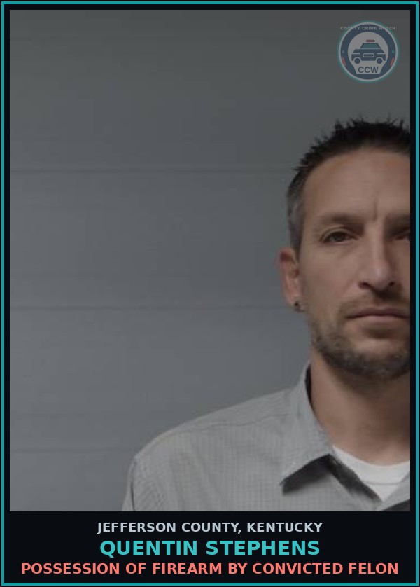 Booking mugshot of Quentin Stephens in Jefferson County