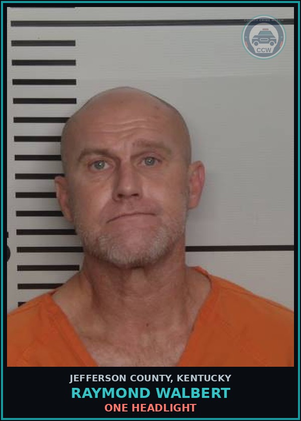 Booking mugshot of Raymond Walbert in Jefferson County
