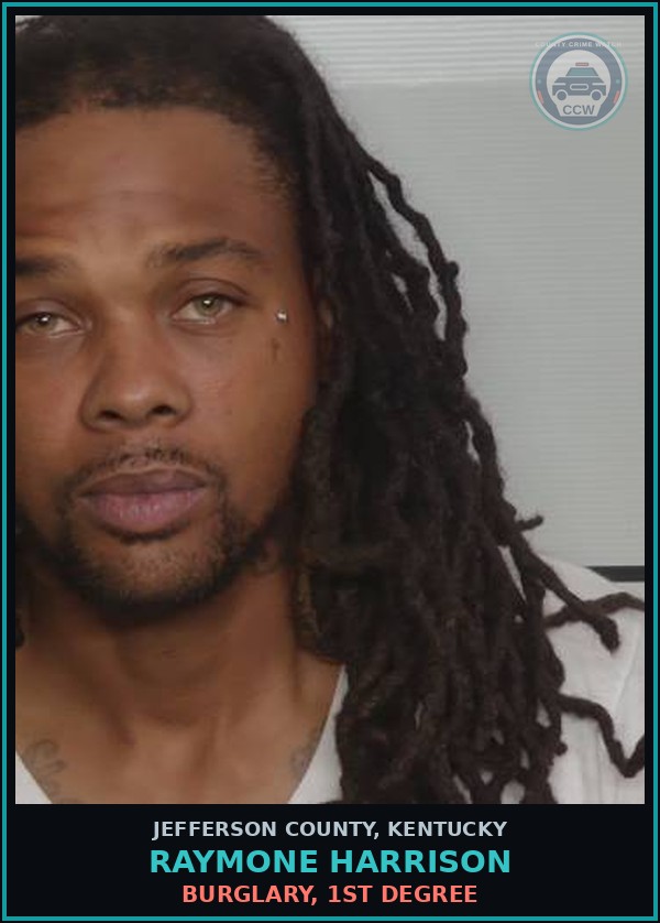 Booking mugshot of Raymone Harrison in Jefferson County