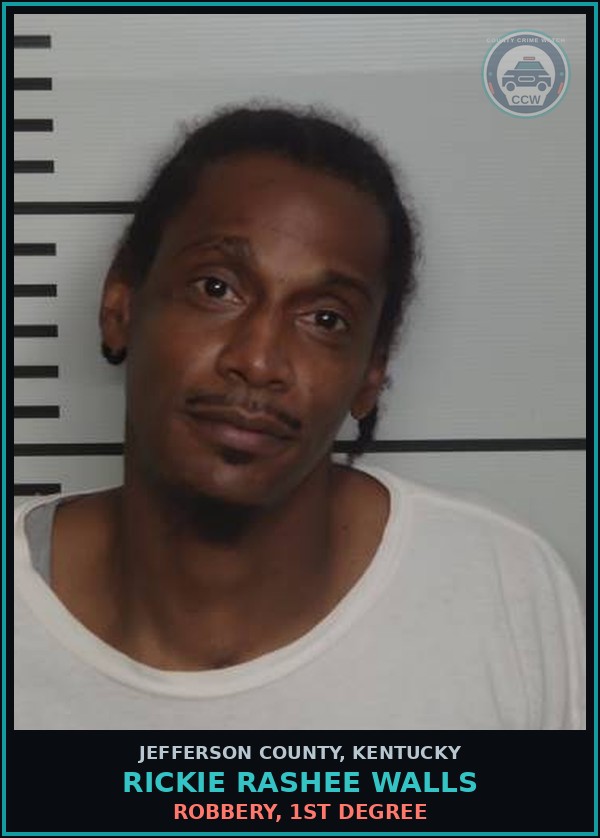 Booking mugshot of Rickie Rashee Walls in Jefferson County