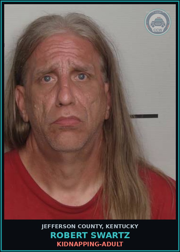 Booking mugshot of Robert Swartz in Jefferson County