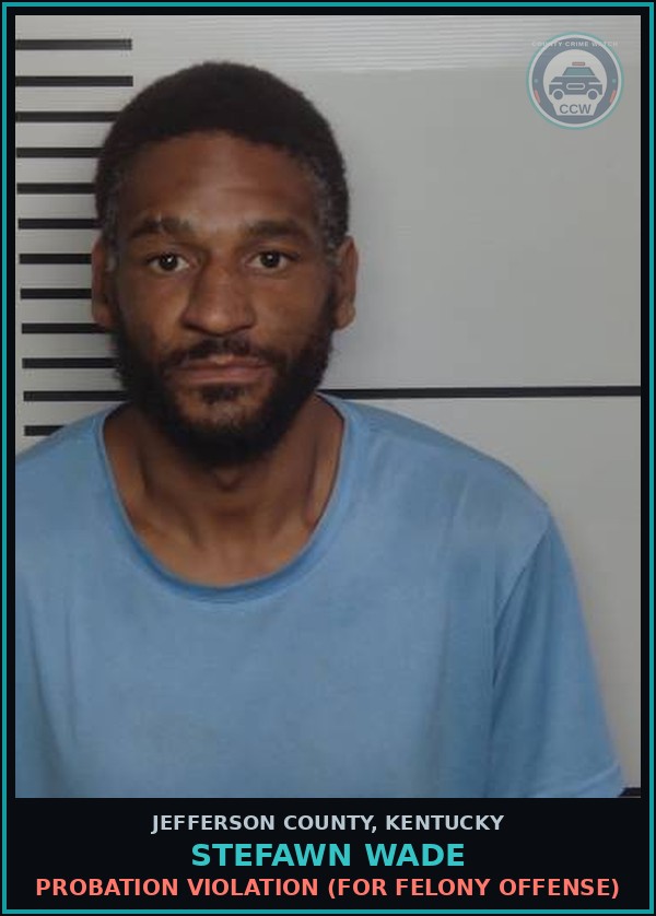 Booking mugshot of Stefawn Wade in Jefferson County