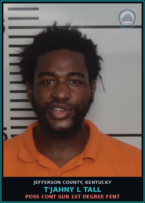 Booking mugshot of T'Jahny L Tall in Jefferson County