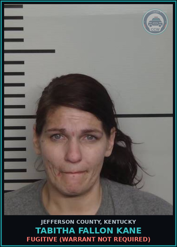 Booking mugshot of Tabitha Fallon Kane in Jefferson County