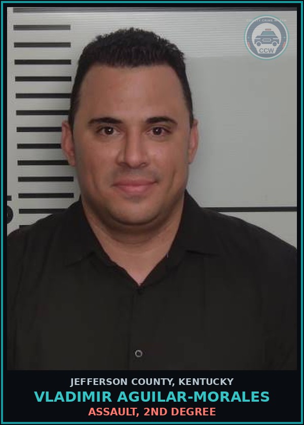 Booking mugshot of Vladimir Aguilar-Morales in Jefferson County