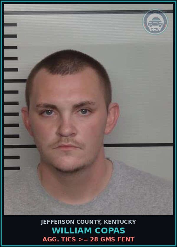 Booking mugshot of William Copas in Jefferson County