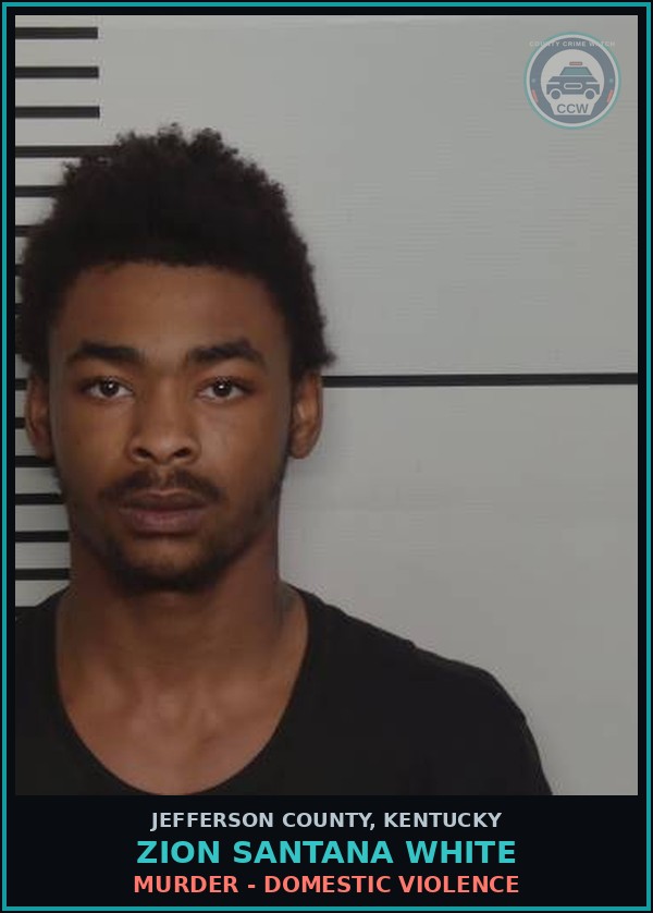 Booking mugshot of Zion Santana White in Jefferson County