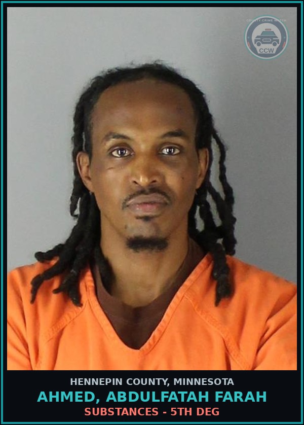 Booking mugshot of AHMED, ABDULFATAH FARAH in Hennepin County
