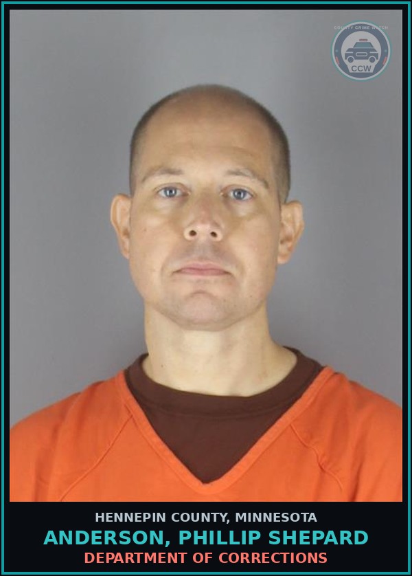 Booking mugshot of ANDERSON, PHILLIP SHEPARD in Hennepin County