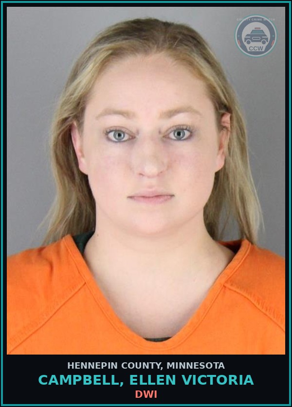 Booking mugshot of CAMPBELL, ELLEN VICTORIA in Hennepin County