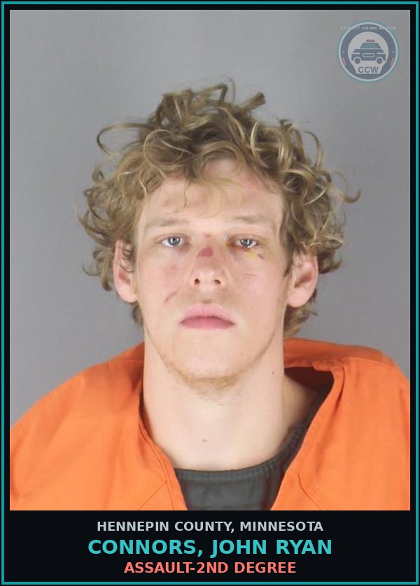 Booking mugshot of CONNORS, JOHN RYAN in Hennepin County