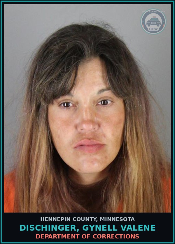Booking mugshot of DISCHINGER, GYNELL VALENE in Hennepin County