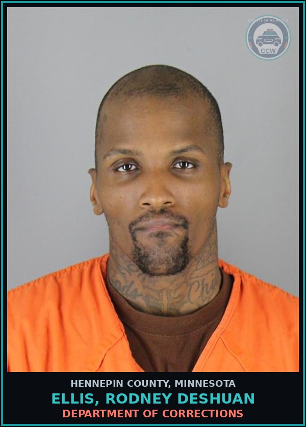 Booking mugshot of ELLIS, RODNEY DESHUAN in Hennepin County