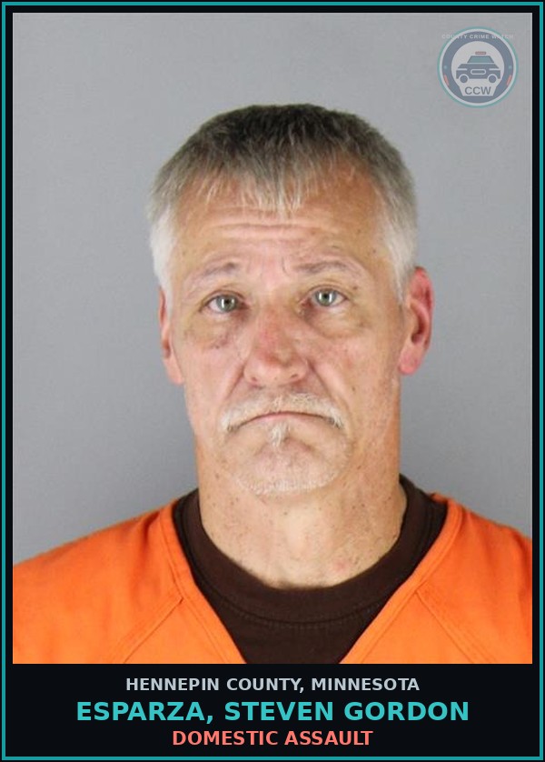 Booking mugshot of ESPARZA, STEVEN GORDON in Hennepin County