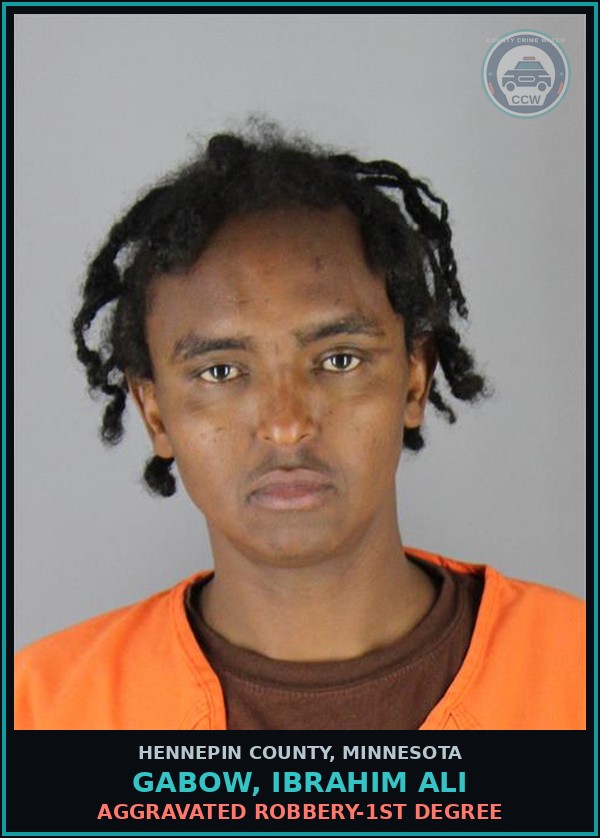 Booking mugshot of GABOW, IBRAHIM ALI in Hennepin County