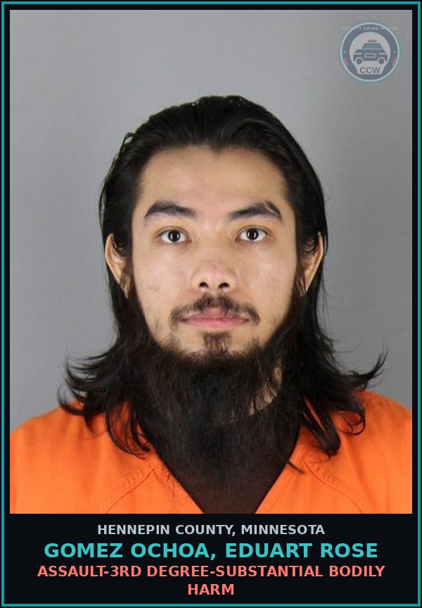 Booking mugshot of GOMEZ OCHOA, EDUART ROSE in Hennepin County