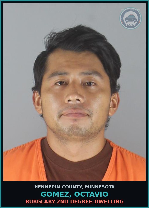 Booking mugshot of GOMEZ, OCTAVIO in Hennepin County