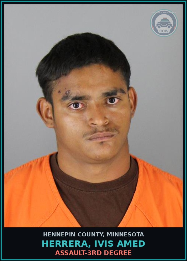 Booking mugshot of HERRERA, IVIS AMED in Hennepin County