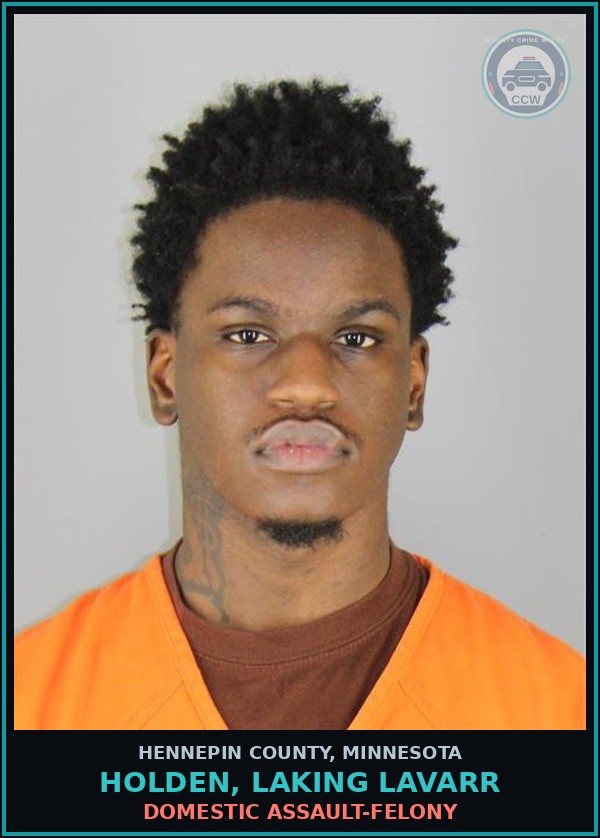Booking mugshot of HOLDEN, LAKING LAVARR in Hennepin County