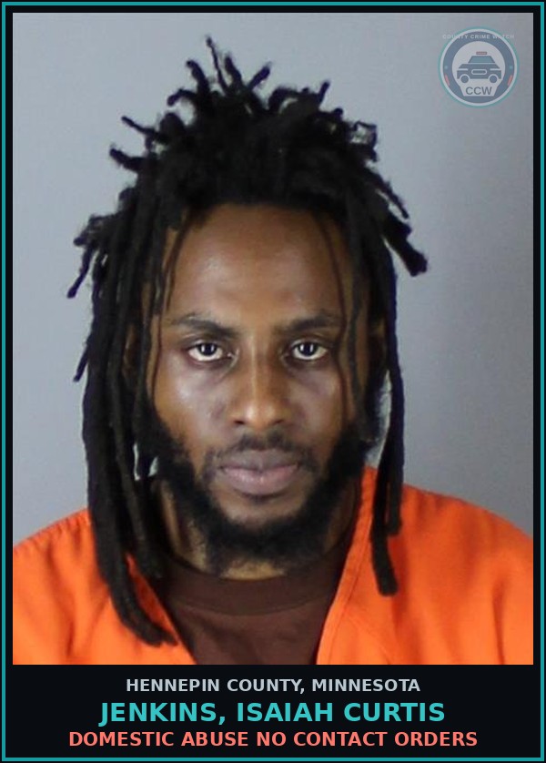 Booking mugshot of JENKINS, ISAIAH CURTIS in Hennepin County