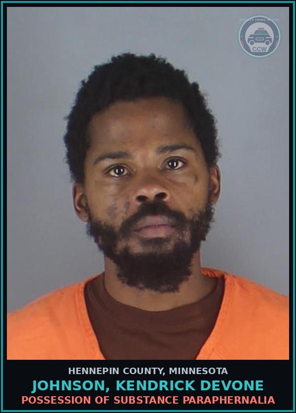 Booking mugshot of JOHNSON, KENDRICK DEVONE in Hennepin County