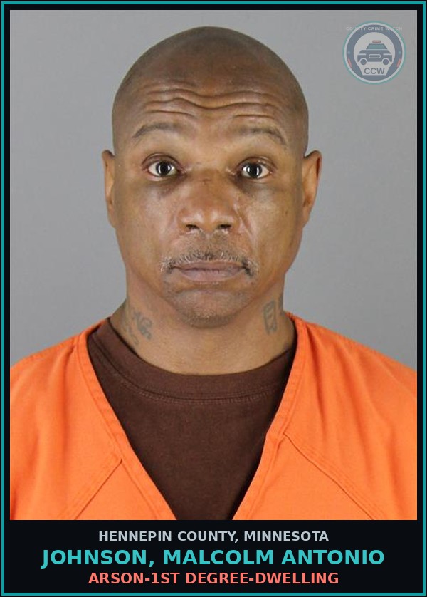 Booking mugshot of JOHNSON, MALCOLM ANTONIO in Hennepin County