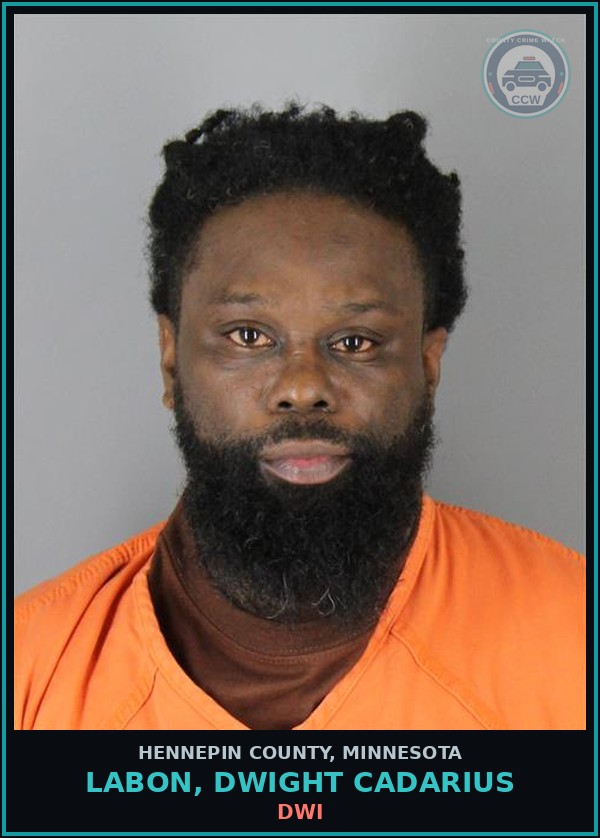 Booking mugshot of LABON, DWIGHT CADARIUS in Hennepin County
