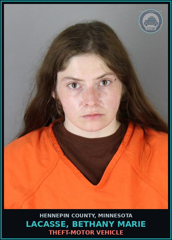 Booking mugshot of LACASSE, BETHANY MARIE in Hennepin County