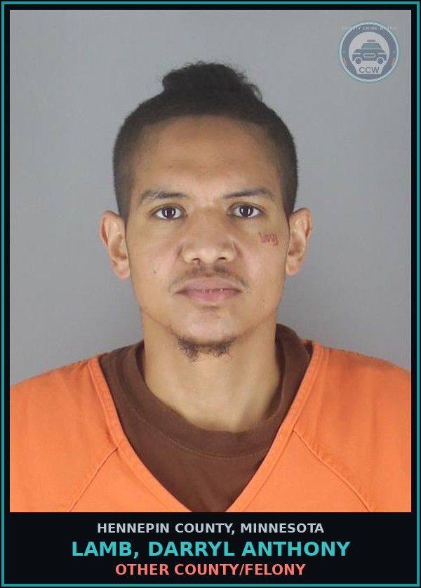 Booking mugshot of LAMB, DARRYL ANTHONY in Hennepin County