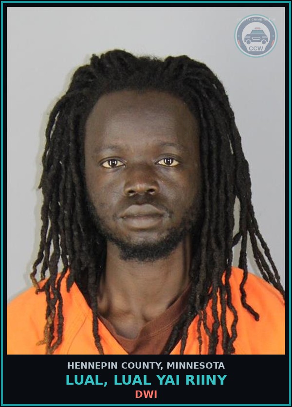 Booking mugshot of LUAL, LUAL YAI RIINY in Hennepin County